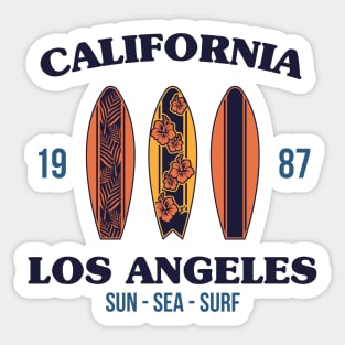 Los Angeles California Sticker